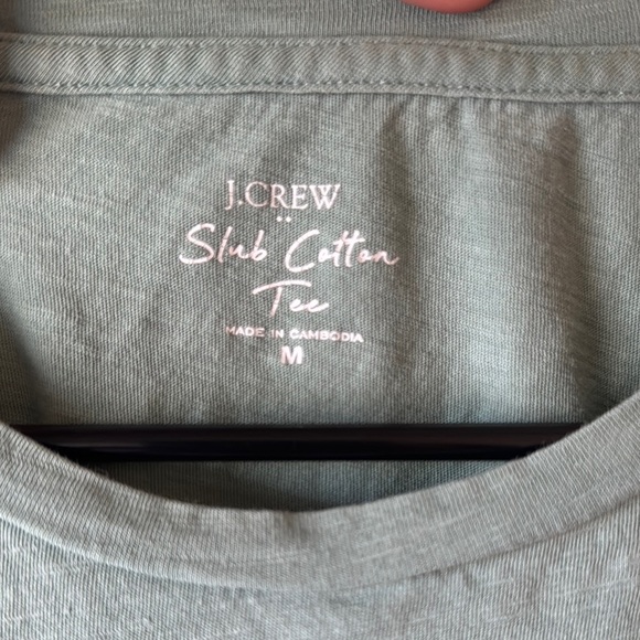 Mint Green Women's J crew Tee - Picture 2 of 4